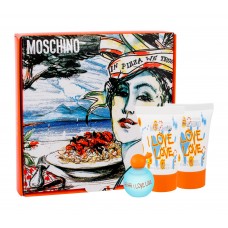 Moschino I Love Love (4,9ml toaletna voda + 25ml body losjon + 25ml gel za tuširanje)